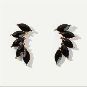 Last pair! 🆕 black ear crawler studs